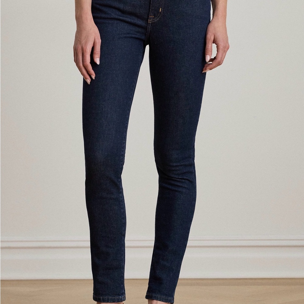 Lauren Ralph Lauren Dark Wash Skinny Jeans – Size 6 - Picture 3 of 10